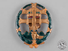 Hungary, Kingdom. An Army Officer's Badge For Combat Service