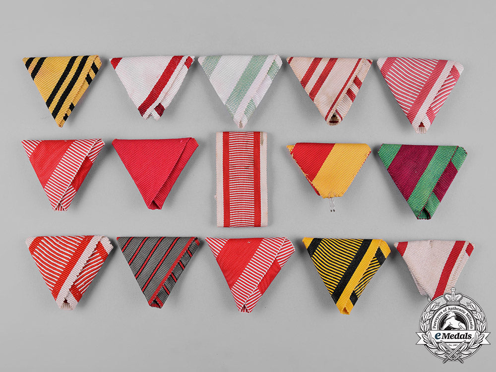 Austria, Imperial. A Lot Of Austro-Hungarian Ribbons – eMedals