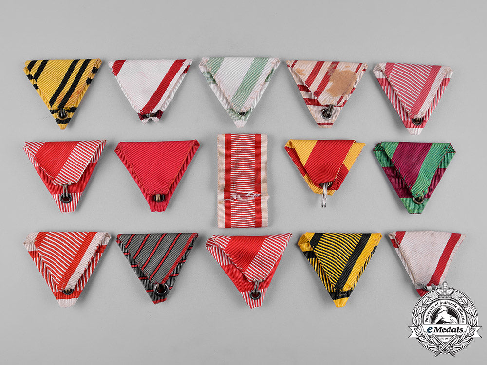 Austillian Jump Ribbon Austria, Imperial. A Lot Of Austro-Hungarian Ribbons – eMedals