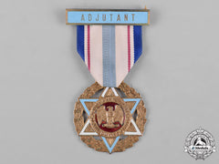 United States. A Jewish War Veterans Of The United States Adjutant's Membership Badge