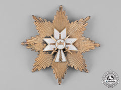 Croatia, Independent State. An Unique Order Of King Zvonimir, Golden Grand Cross Star With Swords, C.1945