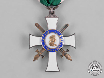 saxony,_kingdom._an_albrecht_order,_ii_class_knight_with_swords,_c.1914_c18-056442