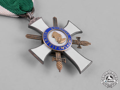 saxony,_kingdom._an_albrecht_order,_ii_class_knight_with_swords,_c.1914_c18-056444