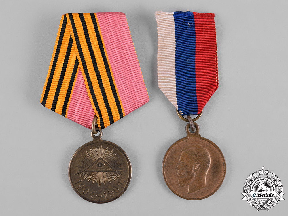 russia,_imperial._two_medals&_awards_c18-056510