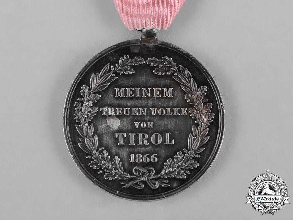 austria,_imperial._a_medal_for_the_defence_of_tirol1866,_by_josef_tautenhayn_c18-056686