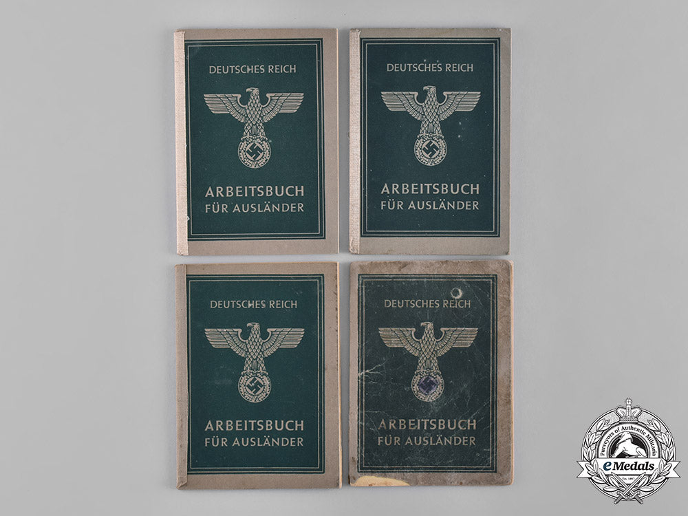 germany,_third_reich._a_lot_of_four_german_labour_books_for_foreigners,_c.1944_c18-056984
