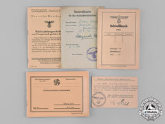 Germany, Third Reich. A Collection Of Documents Belonging To Heinz Gerhard Krüger