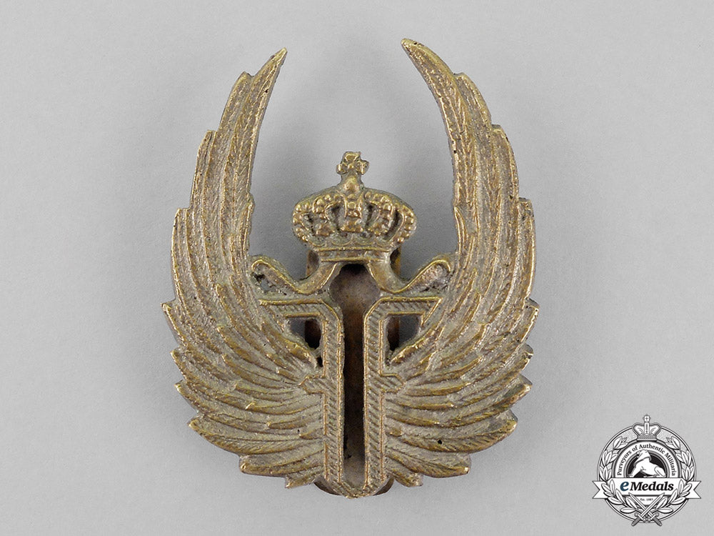romania,_kingdom._an_air_force_observer_cap_badge,_c.1915_c18-0648