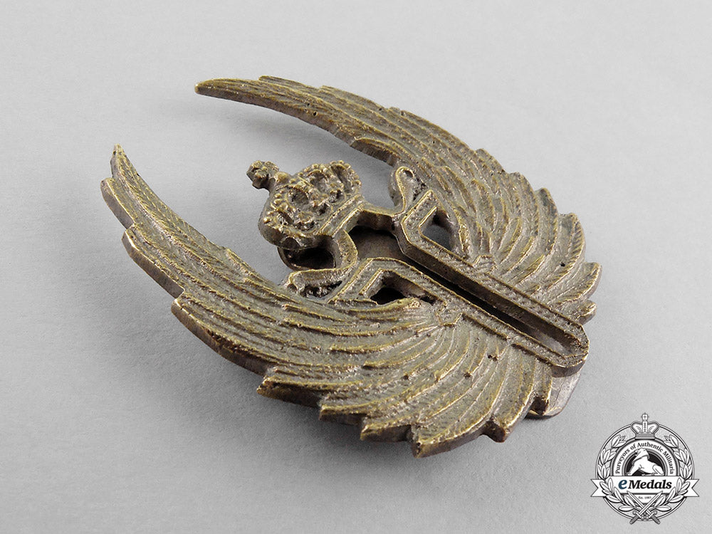 romania,_kingdom._an_air_force_observer_cap_badge,_c.1915_c18-0651