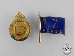 Hungary.  Two Pre-1945 Badges
