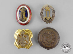 Yugoslavia, Kingdom.  Four Badges & Insignia