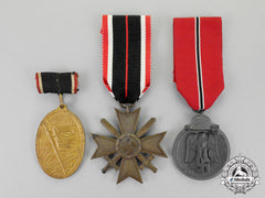 Germany. Three Medals, Awards, And Decorations