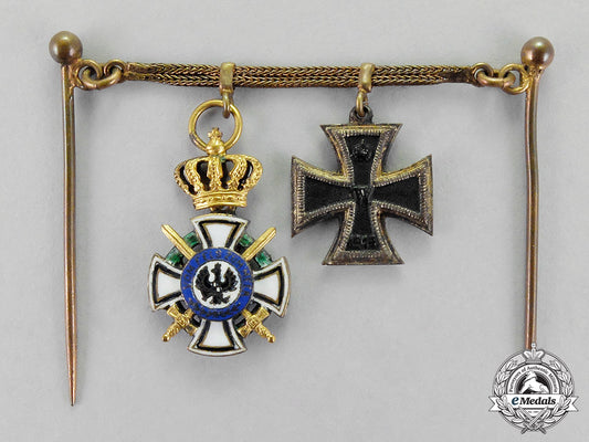 prussia._a_house_order_of_hohenzollern_and_iron_cross1914_miniature_chain_group_c18-1275_1