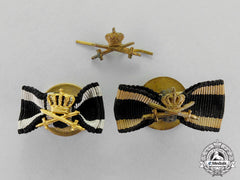Prussia. A Grouping Of Two House Order Of Hohenzollern Boutonnieres