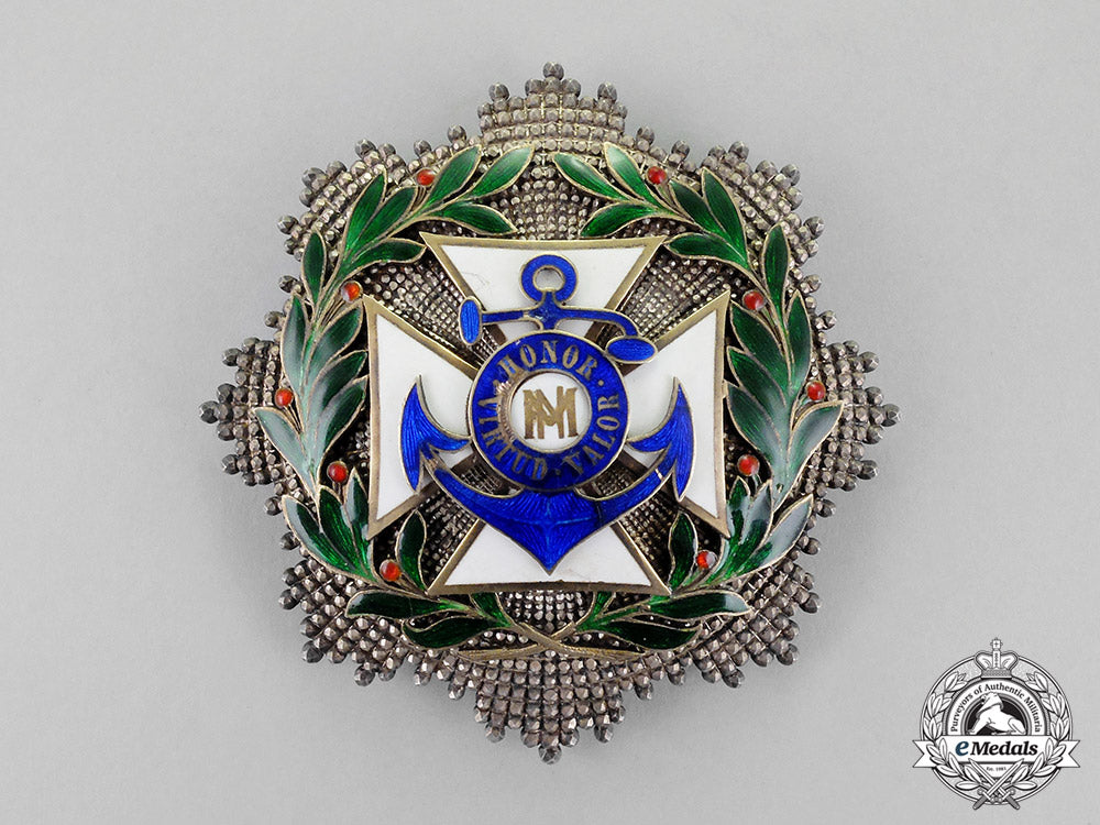 cuba._an_order_of_naval_merit,2_nd_class_star_for_captains,_commanders_and_lieutenants,_c.1890_c18-1362