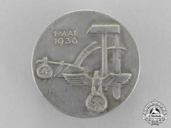 Germany, Third Reich. A 1936 National Day Of Labour Badge By Fritz Roediger