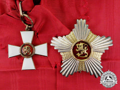 Finland. An Order Of The Lion, Grand Cross Set, By A.tillander, C.1970