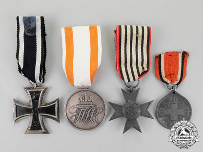 germany,_imperial._a_lot_of_four_medals&_decorations_c18-1917_1