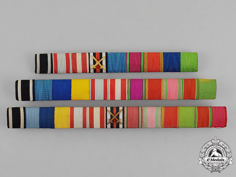 prussia._three_ribbon_bars_of_lieutenant_general_kurt_schreiber_c18-2187