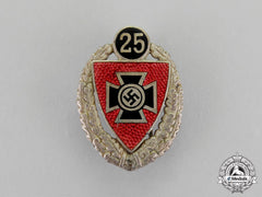 Germany.  A Veteran’s 25 Year Long Membership Badge By Juncker