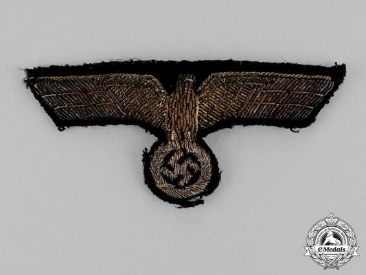 germany._a_wehrmacht_heer(_army)_officer’s_breast_eagle;_uniform_removed_c18-398