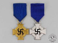 Germany. Two Civil Faithful Service Medals
