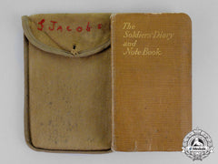 United States. A 55Th Infantry Regiment, 7Th Infantry Division Soldier's Diary And Note Book 1917, Named