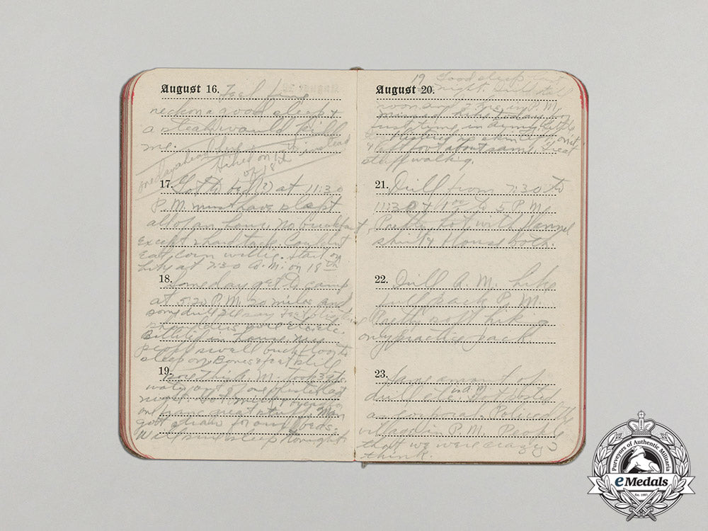 united_states._a55_th_infantry_regiment,7_th_infantry_division_soldier's_diary_and_note_book1917,_named_c18-605_1