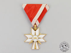 Croatia. An Order Of King Zvonimir's Crown With Swords; 3Rd Class. C.1941