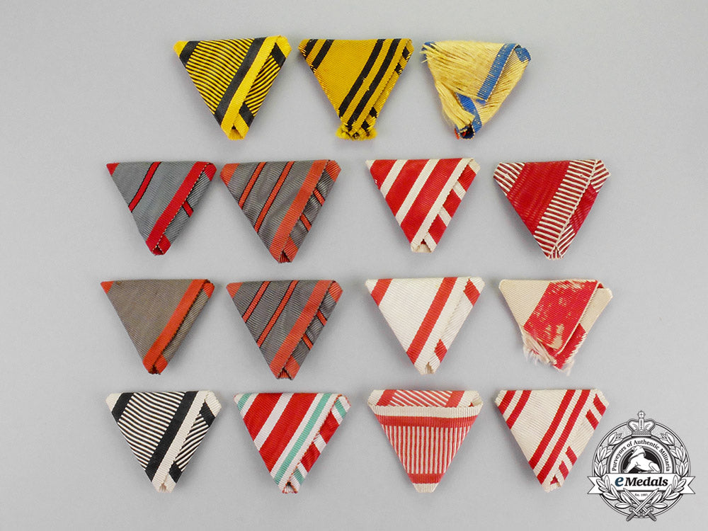 austria,_imperial._a_selection_of15_pre-1945_austrian,_austro-_hungarian_ribbons_c18-986