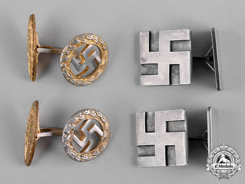 germany,_third_reich._a_lot_of_third_reich_period_cufflinks_c19-031