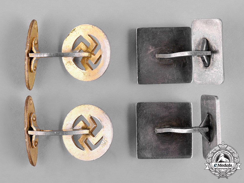 germany,_third_reich._a_lot_of_third_reich_period_cufflinks_c19-032