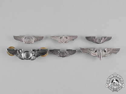 united_states._a_lot_of_six_united_states_air_force(_usaf)_badges_c19-0437