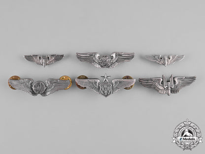 united_states._a_lot_of_six_united_states_air_force(_usaf)_badges_c19-0475