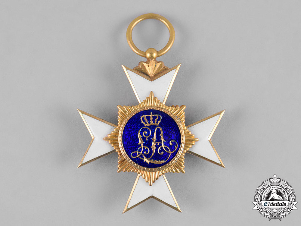 lippe,_principality._a_house_order_of_the_honour_cross_in_gold,_iii_class,_c.1900_c19-0700