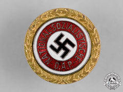 Germany, Nsdap. A Golden Party Badge, Small Version, By Joseph Fuess