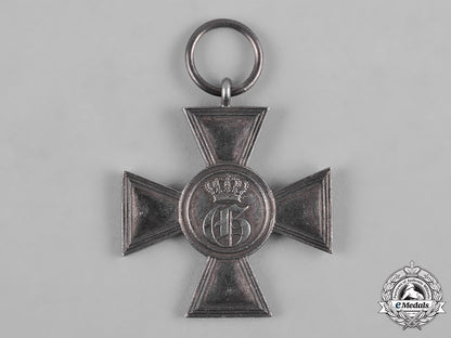 mecklenburg-_strelitz,_duchy._a_military_long_service_decoration,_i_class_cross_for21_years(_nco)_c19-089