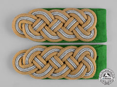 Germany, Ordnungspolizei. A Set Of Ordnungspolizei (Order Police) Major General Shoulder Boards