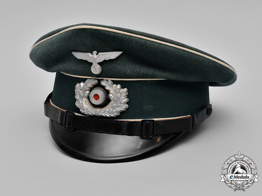 germany,_heer._a_germany_army_infantry_nco/_em_visor_cap_c19-0928