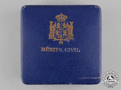 Spain, Kingdom. An Order Of Civil Merit, Breast Star Case, By Cejalvo