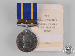 Canada. A Royal Canadian Mounted Police (Rcmp) Long Service Medal, To E.t. Salter