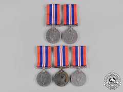 United Kingdom. A Second War Lot Of Five War Medals 1939-1945
