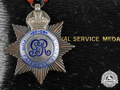 United Kingdom. An Imperial Service Medal, Star Type, To Robert M. Holesworth