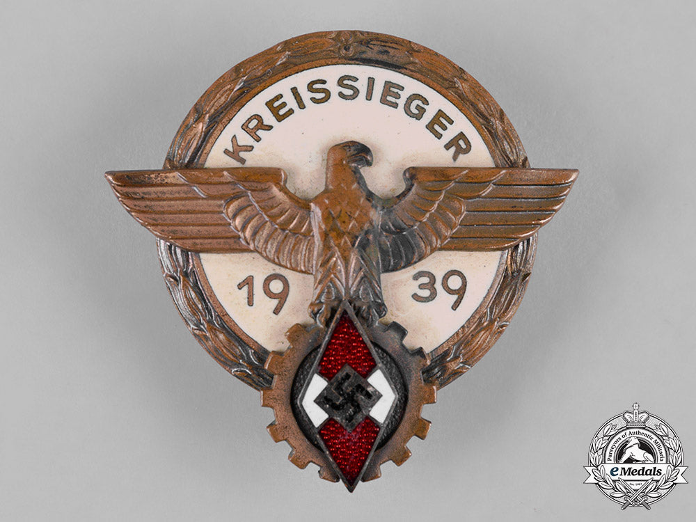 germany,_hj._a1939_hj_regional_trade_competition_victor’s_badge,_by_hermann_aurich_c19-1384