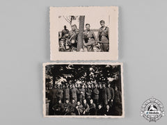Germany, Ss. A Pair Of Photographs Of Ss Personnel