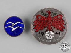 Germany, Third Reich. A Pair Of Proficiency Badges