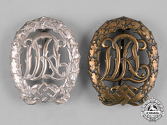 Germany, Drl. A Pair Of Drl Sports Badges