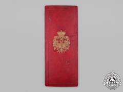Montenegro, Kingdom. An Order Of Danilo, Grand Officer Case, By  V. Mayers Söhne