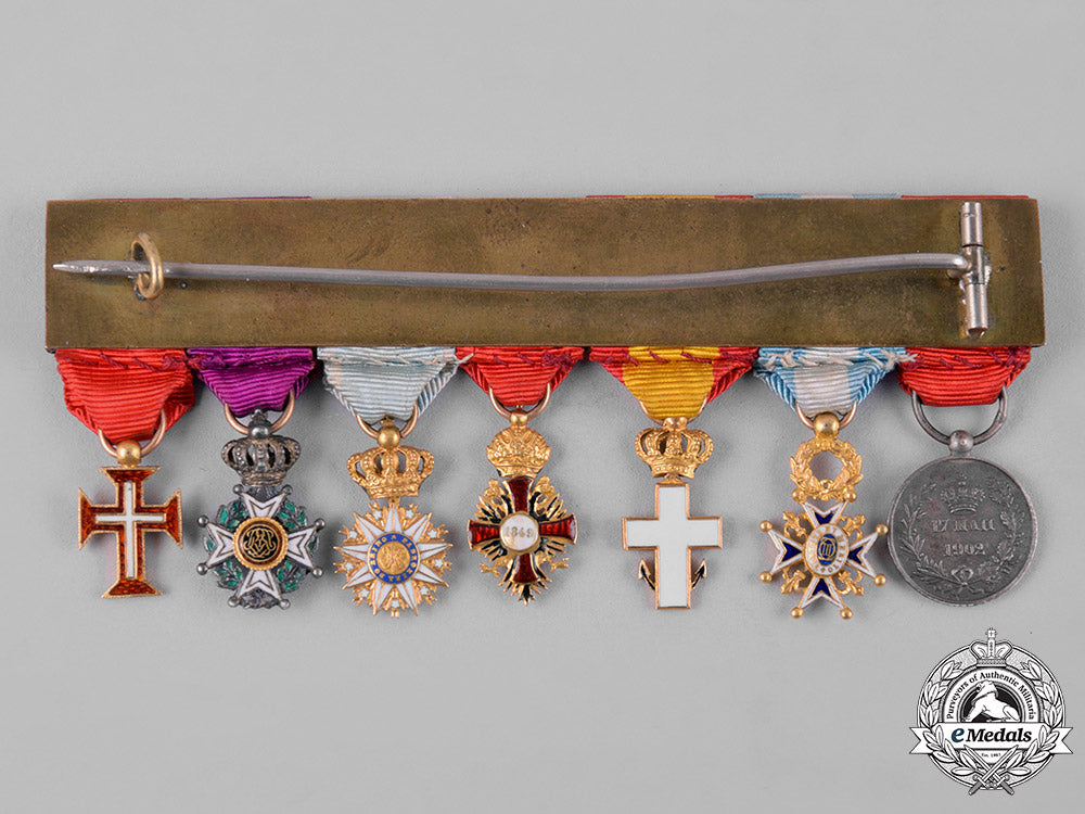 spain,_kingdom._a_superb_miniature_medal_bar_with_seven_decorations,_c.1910_c19-2376_1_1