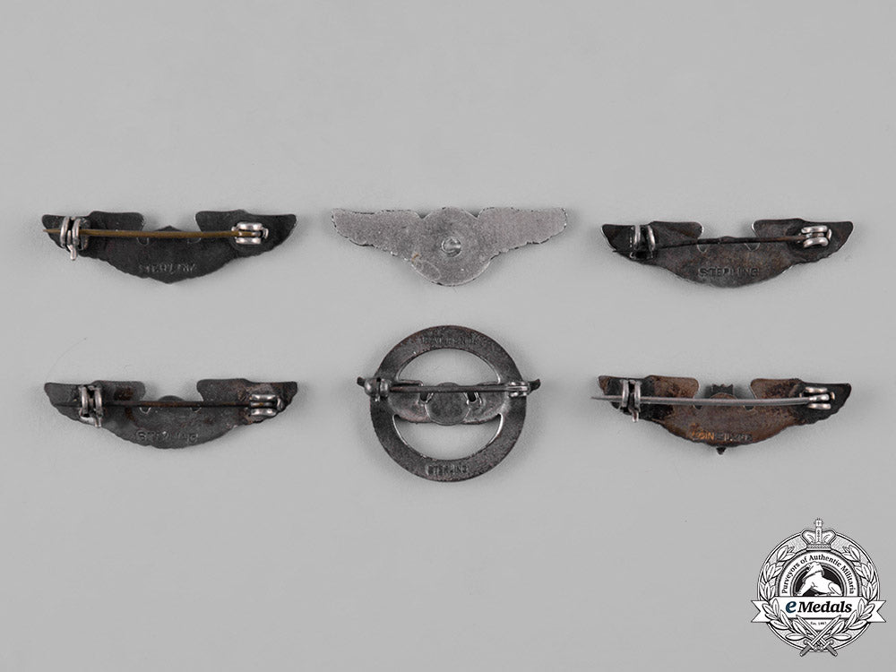 united_states._a_lot_of_united_states_army_air_force_miniature_wings_and_badges_c19-2729